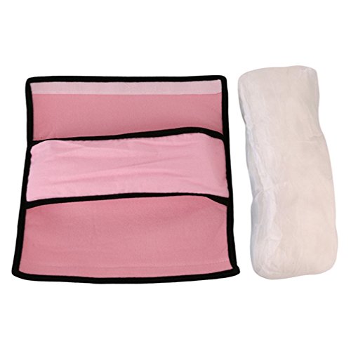 CAOLATOR Auto Sicherheitsgurt Schulterpolster Schlafkissen Schulterkissen Autositze Gurtpolster für Kinder Auto Baby Pillow Schulterschutz (Rosa) - 7