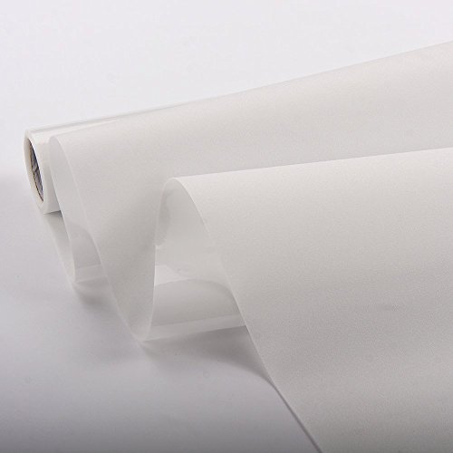 TECKWRAP Prämie Nein-Kleben 3D Statisch Dekorative Privatsphäre Fenster Film Weiß Mattiert 3ft X 6.5ft (90 x 200cm) - 5