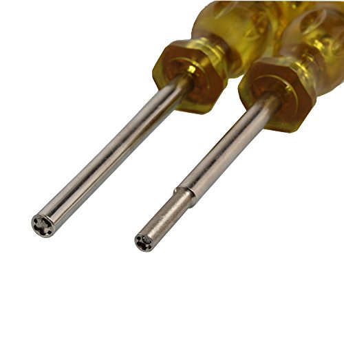 eJiasu 3.8mm+4.5mm Sicherheit Schraubendreher Bit Set CR-V Stahl-Schraubenzieher-Reparatur-Werkzeug-Offen für NGC N64 SFC NES SNES Super Nintendo 64 Patronen & Systems (1 pack (3.5mm+4.5mm)) - 2