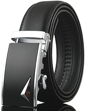 Xpassion Ledergürtel Herren Automatik Gürtel Leder 3,5cm Breite