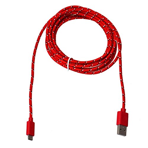 USB-Ladegerät 3M / 10FT Hanf Seil Micro Sync Daten Kabel für Handy-Tefamore - 2