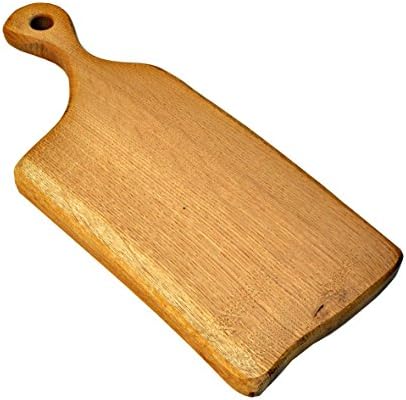 Formawood Cutting/Serving Rustic Board with Handle, Wood, Natural Light Wood, 40 x 18 x 2 cm