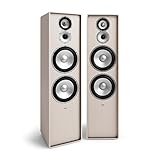 Das Design der Lautsprecher wurde technisch optimiert und die Akustik einer Feinjustierung unterzogen. Das warme und dynamische Klangbild ist unangetastet geblieben und der hochfrequente Anteil wurde mit Fingerspitzengefühl veredelt.