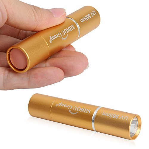 Sidiou Group UV 365nm Mini-Taschenlampe LED-Leuchtstoffmittel Detektor Lichter UV-LED-Taschenlampe mit 14500 600mAh Lithium-Batterie - 7