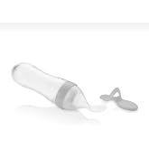 Babyjem Sıkmalı Kaşık Biberon, Gri, Yenidoğan