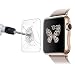 Produktbild [2 Stück] Schutzfolie für Apple Watch 42mm, EUGO Panzerglas Folie Unterstützt 3D Touch Displayschutzfolie für Apple Watch 42mm Series 1 Series 2 Series 3 - Transparent