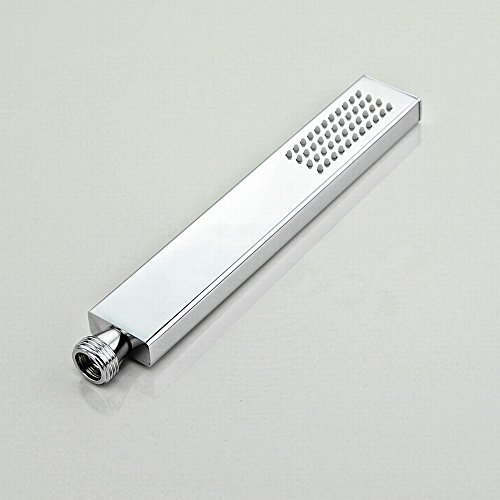 SUMERAIN Messing Chrom Handbrause Handheld Duschkopf Brausekopf Geschirrbrause Stabhandbrause Einzelfunktion - 2