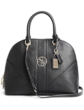GUESS, Damen Handtaschen, Henkeltaschen, Umhängetaschen, Tote-Bags, Schwarz, 33,5 x 27,5 x 16,5 cm (B x H x T)