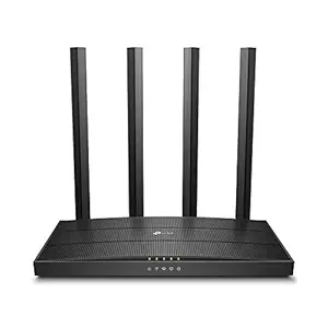 TP-Link Archer AC1200 Archer C6 Wi-Fi Speed Up to 867 Mbps/5 GHz + 300 Mbps/2.4 GHz, 5 Gigabit Ports, 4 External Antennas, MU-MIMO, Dual Band, WiFi Coverage with Access Point Mode, Wireless Router