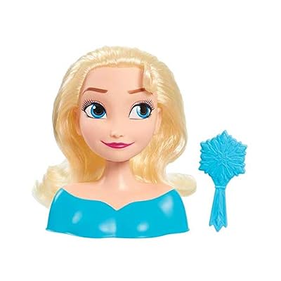 Disney Princess - Elsa - Tète à Coiffer 15 cm et Accessoires