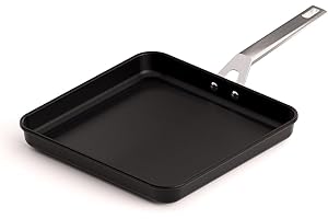 Valira 4682/25 Plancha Premium de 28x28 cm fabriqué en Espagne, en Fonte d'aluminium avec Anti-adhérent écologique renforcé, apte pour l'induction, Noir, 28 cm