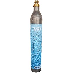 Cylindre CO2 Idéal pour original Sodastream Crystal, Cool etc. jusqu'à 60 L remous d'eau Pro Garnissage. Nouveau et rempli de CO2.