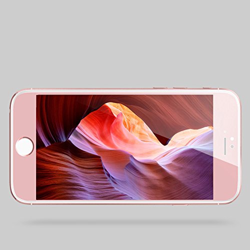 SUPTMAX iPhone 6s Screen Protector, iPhone 6 Tempered Glass Edge to Edge [3D Touch Compatible] [Anti-fingerprint ] Apple iPhone 6s Ballistic Glass (Rose Gold)