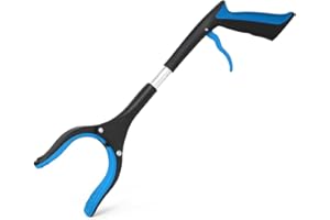 HATAF Grabber Stick (Pack of 10,4,2,1) 42cm/16" Litter Pickers for Children & Adults, Lightweight Short Grabbers for Disabled with Strong Grip & Soft Handle, Ideal for School, Garden, Car & Office Cleaning