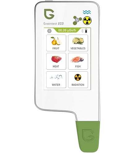 G Instant Read Digital Fresh Fish, Meat,Fruit,Vegetable Nitrate Tester & Meter Combo for Food (White) 2FW