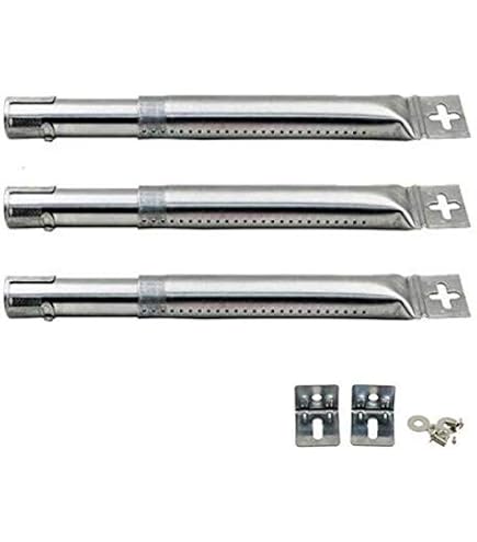 Lot De 3 Plaques Déflecteurs De Chaleur Pour Barbecue Gaz - Acier Inoxydable, Réglables, Compatibles Weber, Landmann