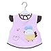 Lovely Chick Waterproof Baby Feeding Clothes Saliva Towel Baby Bibs, Purple