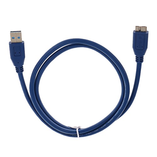 MagiDeal 3ft USB 3.0 High Speed ​​ A Male to Micro B Male Daten Kabel Adapter Kabel Blau - 4