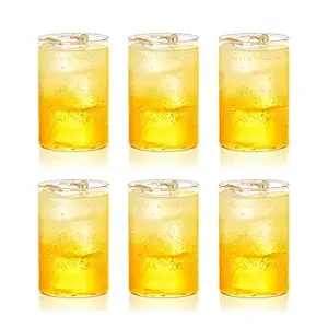 Borosil Vision Glass Set, 295 ml, Set of 6, Transparent