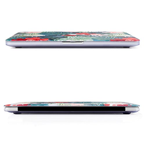 iDOO MacBook Schutzhülle / Hard Case Cover Laptop Hülle [Für MacBook Pro 13 Zoll Retina – ohne CD-Laufwerk: A1425/A1502] – matt, tropische Palmen - 5