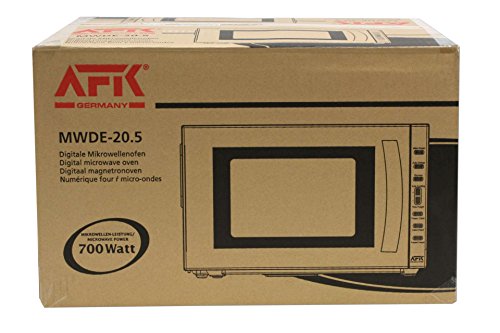 Mikrowelle Mikrowellengerät AFK 700 Watt schwarz MWDE 20.5 K - 5