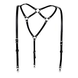 Con dos correas en el hombro, 3 tirantes con clips en los bucles de los pantalones