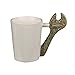 Produktbild Haus und Deko Origineller Keramik-Becher Kaffeetasse Handwerker Tasse mit Werkzeug-Griff Rohrzange