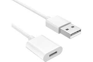 MoKo Charging Adapter Cable Compatible with Apple Pencil 1st, Connector Charger Compatible with iPad Pro 12.9 10.5 9.7 / iPad Air 3 / iPad Mini 5 2019 Pen Accessories, White