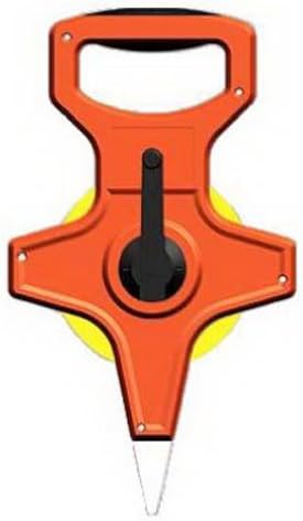 HANGZHOU GREAT STAR INDUST High-Viz Open-Reel Fiberglass Tape Measure, 300-Ft.
