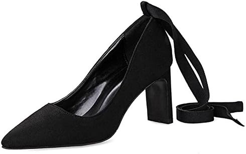 Shoes Women High Heels Suede Leather Closed Toe Wedding Stage Party Work Nightclub Straps Casual Sandals . Black . 34