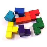 Joyeee® Denksportaufgaben aus Holz Gehirnjogging Puzzle Entwirrung Puzzles – #6 - 3