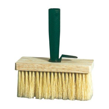 Deckenbürste Größe 1 Fibre-Borsten Rücken 7x17cm mit Holzrücken - 2