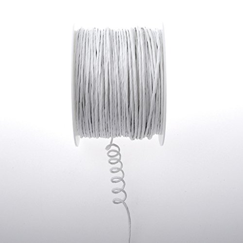 Preisvergleich Produktbild Deko AS GmbH Papierdraht weiß - 2mm 100m - 601-01