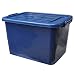Produktbild 1 x Spielzeugbox mit Deckel in blau - 95 Liter - Aufbewahrungsbehälter