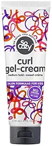 SoCozy Boing Curl Gel-Cream - Moisturizes and Smooths for Soft, Touchable Curls - Medium-Hold, Sweet-Crome Scent, 4 Fluid Ounces