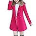 Produktbild Geili Damen Wollmantel Zweireiher Wolljacke mit Faux Pelzkragen Wintermantel Frauen Elegant Slim Fit Langemantel Warme Winterjacke Parka Cardigan Übergangsjacke Größe S-3XL