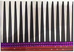 Black with silver crystal eyeliner set of 2 (ONE PAIR) (Purple)