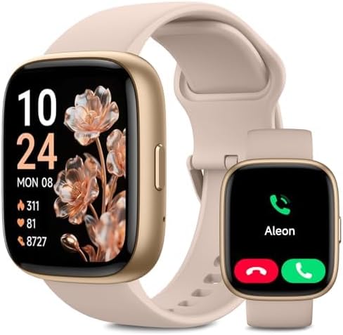 VRPEFIT Smart Watch for Women Men, Whatsapp Notifications, 1.83" HD Touchscreen with Bluetooth Calling, Heart Rate, Blood Oxygen, Sleep Monitor, 100+ Sports Modes, IP68 Waterproof for Android iOS