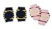 Baby Bucket Soft Cotton Knee Pad pack of 2 pairs (Navy Blue & Peach) RS.350.00