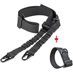 Mifz Sangle Tactique à 2 Points avec Sangle de Fixation pour Fusil, Airsoft, Fusil de Chasse