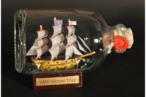 BUDDEL-BINI Victory Lord Nelson HMS Mini Buddelschiff 50 ml ca. 7,2 x 4,5 cm Flaschenschiff