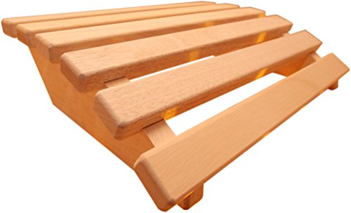 Sauna Kopfstütze „Multi“ – gewölbt aus Abachi Weichholz – NEU – TOP ANGEBOT – TOP QUALITÄT – SAUNA ZUBEHÖR Saunakopfstütze - 2