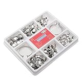 Piezas mecánicas>materiales Matrices de Metal Contorneado de Matriz Dental, 100 Unidades 1.398 con 2 Anillos
