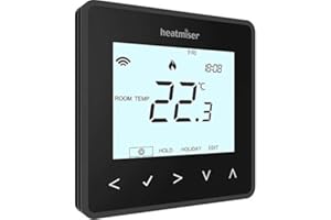 THE FLOOR HEATING WAREHOUSE Heatmiser NeoStat 12volt V2 - Programmable Thermostat - Sapphire Black