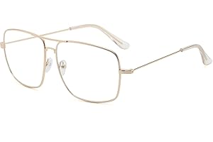 Musivon Brillengestelle Damen Herren - Vintage Brille Ohne Stärke fensterglas Dekobrillen