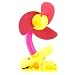 MaddoxStore 1Pc 2015 Vogue Sweet Mini Baby Clip-on Fan Red