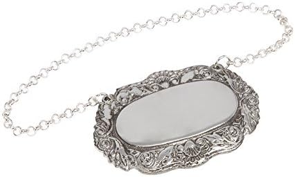 WWP Cast Pewter Shell Pattern Decanter Label