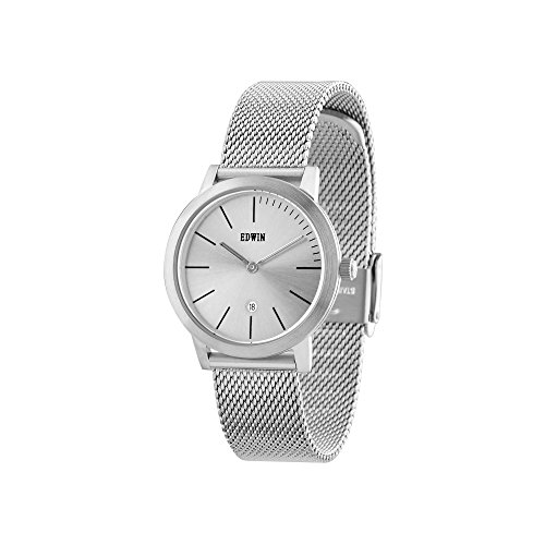 Edwin KENNY Women's 2 Hand-Date Watch, Stainless Steel Case and Band Edwin KENNY Women's 2 Hand-Date Watch, Stainless Steel Case and Band