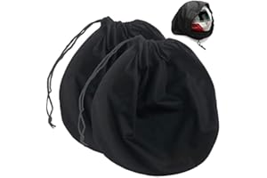 Vusddy 2 Bolsa Casco Moto, Bolsas para Casco, Funda para Casco, Bolsa Portátil para Casco de Motocicleta, Bolsas de Gimnasio para Montar, Ciclismo, Motociclismo, Entrenamiento