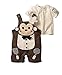 Cute Baby Overall Beautiful Baby Overall A Suit of Skirt And Overall Brown